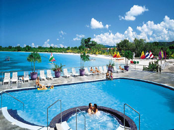 Breezes Grand Resort poolside